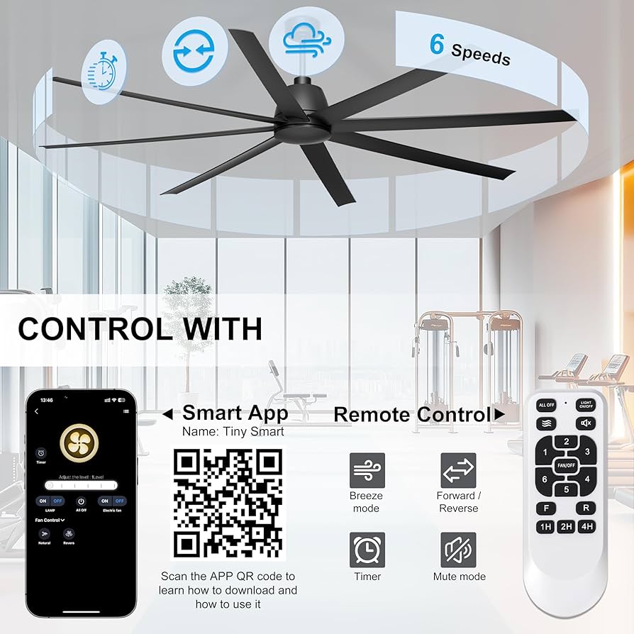 Faden「008_Lou_Parallel」 Harbor Breeze Cando 84-in Brushed Nickel with Matte Silver